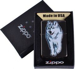 Зажигалка бензиновая Zippo Волк в подарочной упаковке №4734 4734 фото