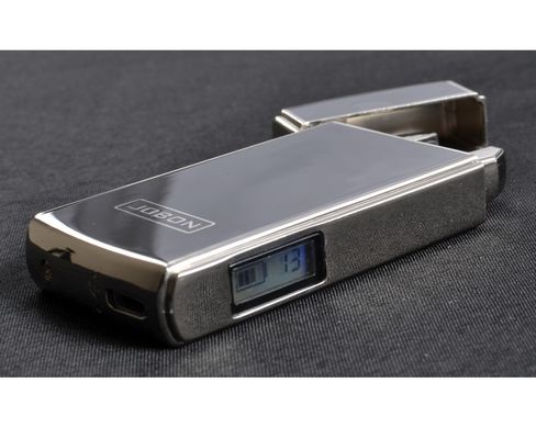 USB запальничка з двома перехресними блискавками і лічильником використання (Електроімпульсна) №4780-3 №4780-3 фото