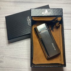 Запальничка в подарунковій коробці Baofa (Турбо полум'я) D30 silver D30silver фото