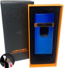 Электрическая зажигалка сенсорная с USB-зарядкой и подсветкой⚡️ HL-511 Blue HL-511 Blue фото
