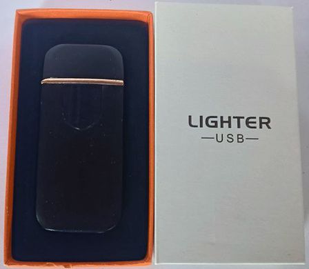 Сенсорна USB Запальничка ⚡️ (спіраль розжарювання) USB LIGHTER HL-519 BLACK HL-519-BLACK фото