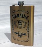 Фляга из нержавеюшей стали (283мл/ 10oz.) UKRAINE 🇺🇦 WKL-033 WKL-033 фото
