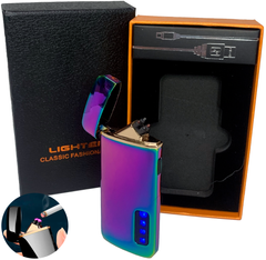 Электроимпульсная ⚡️ зажигалка в подарочной коробке Lighter HL-108 Colorful HL-108 Colorful фото