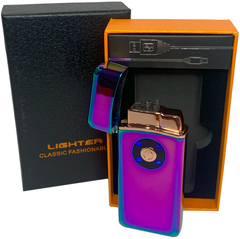 Дуговая электроимпульсная USB - Газовая зажигалка 2в1 ⚡️🚀 (индикатор заряда🔋) HL-421 Colorful-ice HL-421-Colorful-ice фото