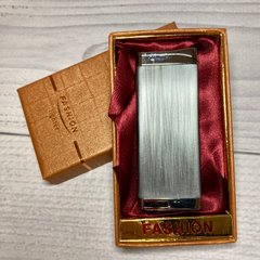 Зажигалка в подарочной коробке плоская "TIGER FASHION" D123 Silver D123-Silver фото