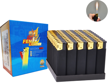 Запальничка п'єзо чорна гума FENIX LIGHTER 🔥 FX-833-43 833-43 фото