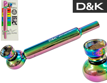 Стеклянная курительная трубка D&K (14см) сетки DK-8328-H DK-8328-H фото