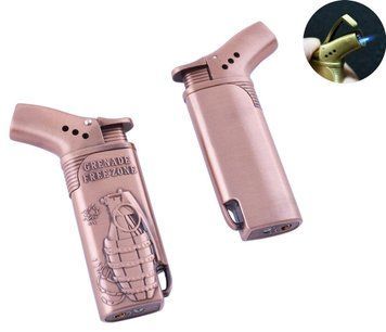 Запальничка кишенькова USA (Гостре полум'я) №4962 Bronze 800912259 фото