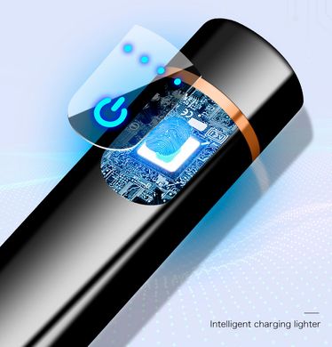 USB зажигалка в подарочной упаковке Lighter ⚡️ (Спираль накаливания) HL-4980-Blue HL-4980-Blue фото