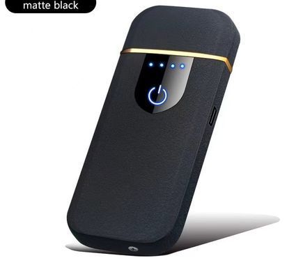 Сенсорна USB Запальничка ⚡️ (спіраль розжарювання) USB LIGHTER HL-519 BLACK-MATTE HL-519-BLACK-MATTE фото
