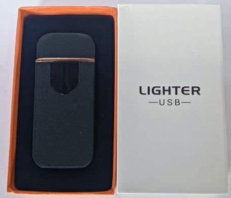 Сенсорна USB Запальничка ⚡️ (спіраль розжарювання) USB LIGHTER HL-519 BLACK-MATTE HL-519-BLACK-MATTE фото