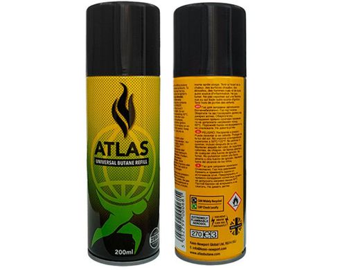 Качественный газ для зажигалок высокой очистки ATLAS, Англия ATLAS 200 фото