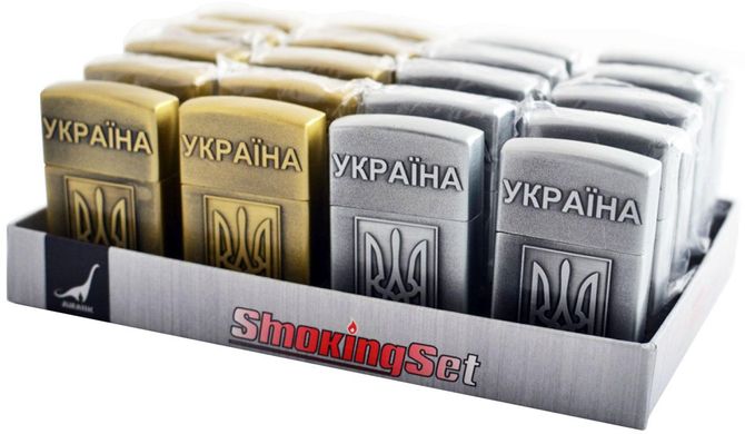 Зажигалка кремниевая патриотическая Украина №4550 4550 фото