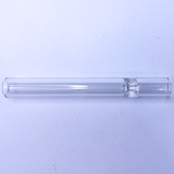 🔥 Стеклянная Трубка Chillum | 10,5 см | Боросиликатное стекло | Прозрачная | DK-1 DK-1 фото