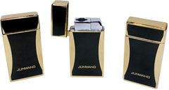 Зажигалка газовая "JUNWANG" (2 режима, острое и обычное пламя 🚀🔥) HL-490-3 Gold HL-490-3 Gold фото