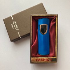 USB ⚡️ Запальничка FASHION у подарунковій упаковці (Спіраль розжарювання) USB-95 blue USB-95 blue фото