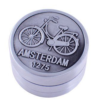 Високоякісний Гріндер подрібнювач для тютюну металевий AMSTERDAM 1275 HL-090-2 A-2 HL-090-2-A-2 фото