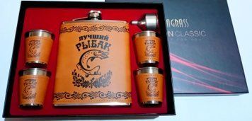 Подарочный набор с флягой для мужчин 'Лучший рыбак' DJH-2183 DJH-2183 фото