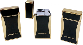 Газова запальничка "JUNWANG" (2 режими, гостре і звичайне полум'я 🚀🔥) HL-490-3 Gold HL-490-3 Gold фото
