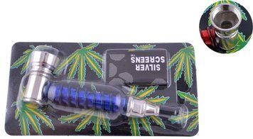 Курильна Трубка (Метал) HL-YD013 Blue HL-YD013-Blue фото
