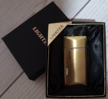 Запальничка подарункова HUAGE LIGHTER (Турбо полум'я 🚀) D191 D191 фото