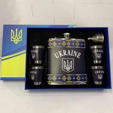 Подарунковий набір з флягою для чоловіків UKRAINE WKL-201 WKL-201 фото