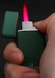 Креативна матова запальничка вітрозахисна в подарунковій коробці BROAD 🎁(Турбо полум'я🚀) HL-399 Green HL-399-Green фото 2