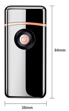 Дугова електроімпульсна USB - Газова запальничка 2в1 ⚡️🚀 (індикатор заряду🔋) HL-422 Black matte HL-422-Black-matte фото
