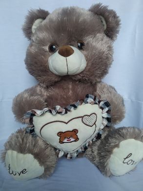 Мягкая игрушка Медведь с сердцем 45см №22584 22584-гп фото