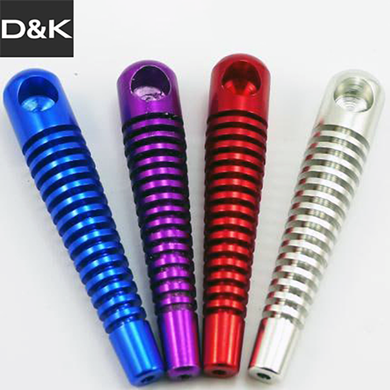 Металева курильна трубка DK8087 &mdash; 88 мм, кольорова, алюміній, розбірна DK8087 фото