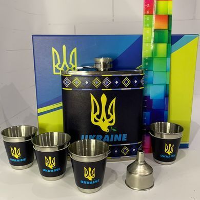 Подарунковий набір з флягою для чоловіків UKRAINE WKL-202 WKL-202 фото