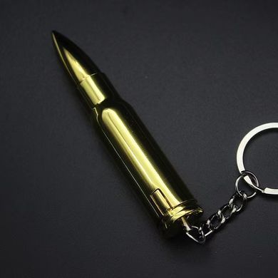 Зажигалка кремниевая Патрон (Обычное пламя) HL-99 Gold HL-99-Gold фото