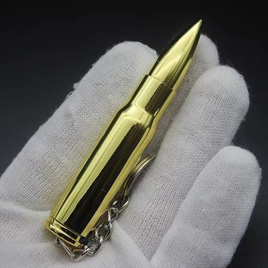 Зажигалка кремниевая Патрон (Обычное пламя) HL-99 Gold HL-99-Gold фото