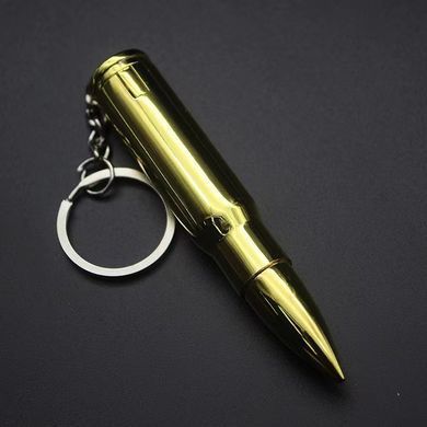 Зажигалка кремниевая Патрон (Обычное пламя) HL-99 Gold HL-99-Gold фото