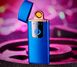 Сенсорна USB запальничка ⚡️ в подарунковій коробці 🎁 LIGHTER (Спіраль розжарювання) HL-132 Blue HL-132-Blue фото 2