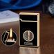 Бензиновая зажигалка с дуговым поджигом ⚡🔥  HL-659 Black gold HL-659 Black gold фото 1