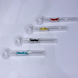 Скляна трубка Oil Pipe з декоративними кристалами (13 см) DK-2 DK-2 фото 1