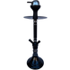 Стильний чорний кальян Hookah з ребристою шахтою &mdash; 50 см H3214 H3214 Black фото 1