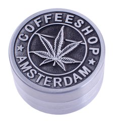 Высококачественный Гриндер измельчитель для табака COFFEESHOP ⭐️ AMSTERDAM HL-090-2 A-4 HL-090-2-A-4 фото
