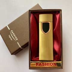 USB ⚡️ Зажигалка FASHION в подарочной упаковке (Спираль накаливания) USB-96 Gold USB-96 Gold фото
