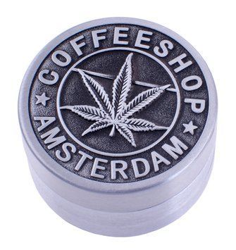 Високоякісний Гріндер подрібнювач для тютюну металевий COFFEESHOP ⭐️ AMSTERDAM HL-090-2 A-4 HL-090-2-A-4 фото