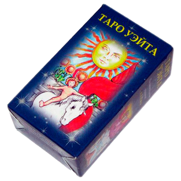 Мини-колода карт Таро Уэйта (78 карт + инструкция) D676 D676 фото