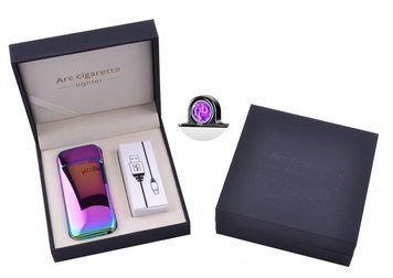 Электроимпульсная зажигалка в подарочной коробке Lighter (USB) 5007 Хамелеон 5007 Хамелеон фото