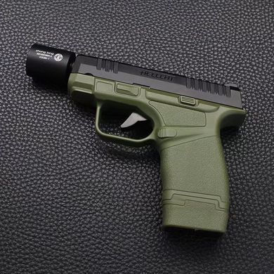 Газова запальничка пістолет з глушником 🔫 "Springfield HELLCAT" в кейсі HL-572 HL-572 фото