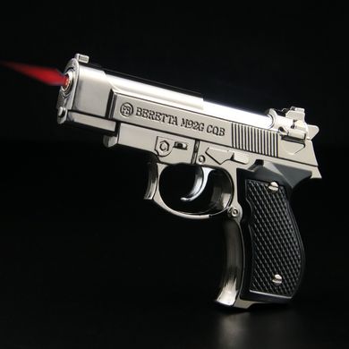 Зажигалка газовая Пистолет BERETTA M92G COB  (Турбо пламя острое 🚀) HL-496 HL-496 фото