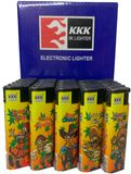 Газові запальнички "KKK Lighter" Укурки ☘️ (турбо полум'я 🚀) 861-3 861-3 фото