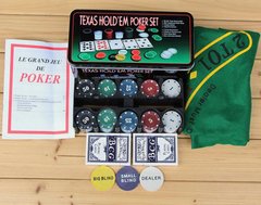 Покерний набір на 200 фішок з номіналом в металевій коробці «Техаський холдем» №200T №200T фото