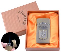 Зажигалка в подарочной упаковке Герб Украины (Острое пламя) UA-10 UA-10 фото