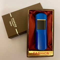 USB ⚡️ Запальничка FASHION у подарунковій упаковці (Спіраль розжарювання) USB-97 blue USB-97 blue фото