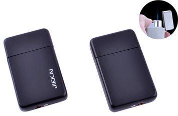 Запальничка кишенькова Jiekai (Гостре полум'я) №HL-100 Black 1137144201 фото